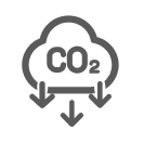 Carbon Emission Icon
